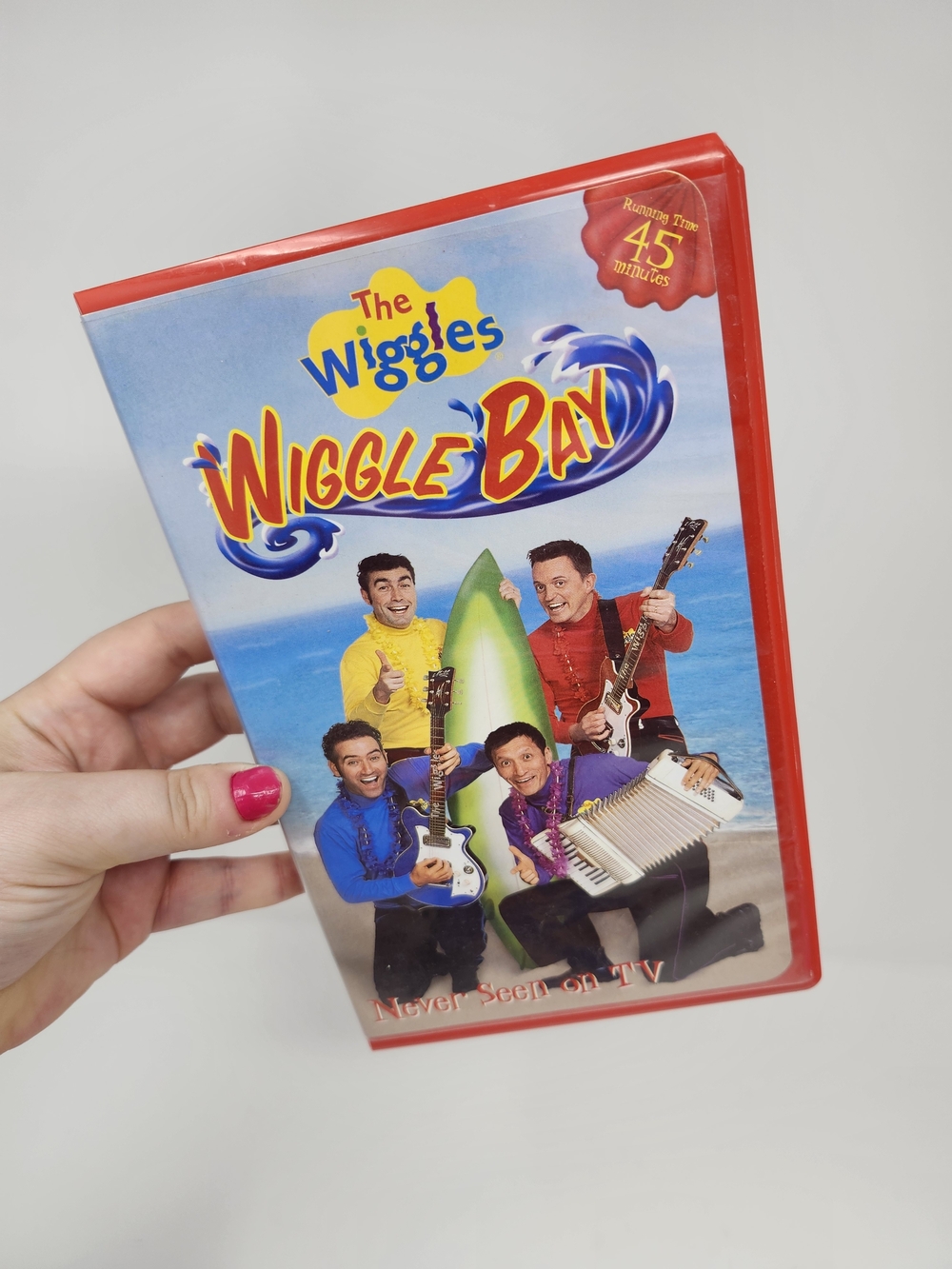 Original The Wiggle Bay VHS- Red Case Tested